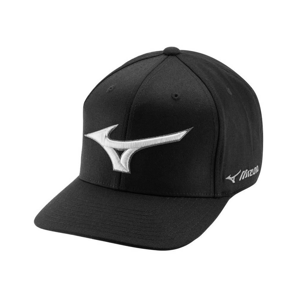 Panske Čiapky Mizuno Diamond Snapback Baseball Čierne Vypredaj PMIG26095